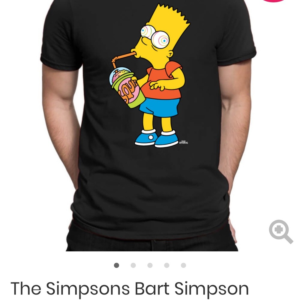 Black Bart Simpson Graphic Hoodie FREE SHIPPING